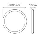 LED line LED Einbauleuchte Panel Easy Fix rund Ø29cm weiß 24W 2300lm neutralweiß 4000K