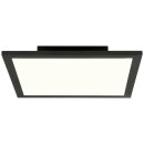 Brilliant LED Aufbaupanel Deckenleuchte Buffi Schwarz 30x30cm 18W 1800lm neutralweiß 4000K B-Karton