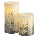 2er-Set Paulmann Pauleen LED Wachskerzen Glowing Glitter...