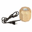 Paulmann Pauleen Tischleuchte Woody Sparkle Holz max. 25W E27 mit Schalter