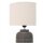 Paulmann Pauleen Tischleuchte Gleaming Beauty Keramik Textil Beige/Grau max. 20W E27 mit Schalter