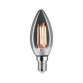 Paulmann LED Filament Kerze 4W E14 Rauchglas 145lm Extra Warmweiß 1800K DIMMBAR