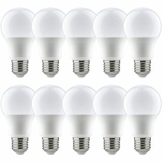 12 x Paulmann LED Leuchtmittel Birnenform AGL 6,5W = 40W E27 matt warmweiß 2700K