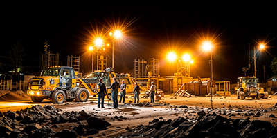 Baustelle richtig beleuchten